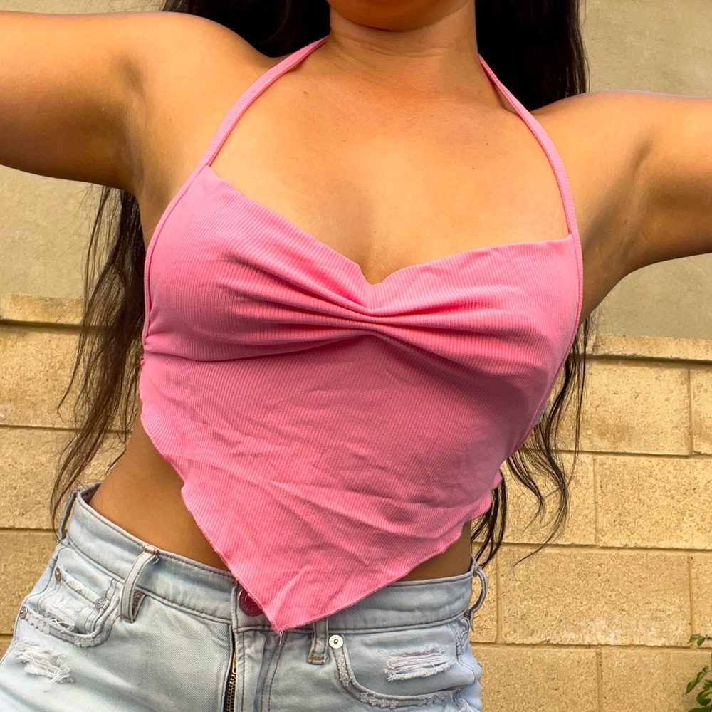 Hot Pink Halter Top